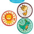 Children's Sports Toys Frisbee Soft Kindergarten Safe Hand Throwing Cute Cartoon Frisbee Toys Parent-child Outdoor Sports. 
