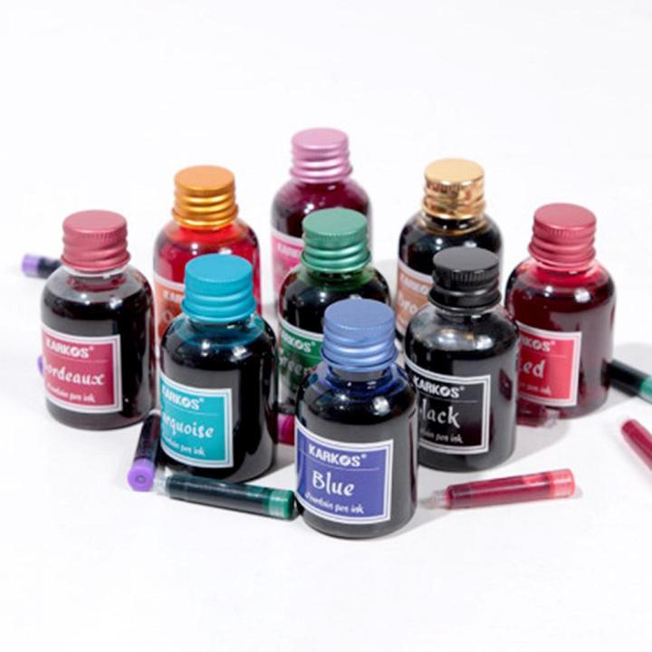 1%20Bottle%20Pure%20Colorful%2030ml%20Fountain%20Pen%20Ink%20Refilling%20Inks%20High%20Quality%20Calligraphy%20Writing%20Fountain%20Pen%20Ink%20School%20Stationery%20-%20Image%202