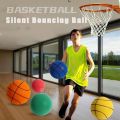 High-Density Foam Silent Basketball Easy to Grip Low Noise Bouncing Basketball Squeezable Lightweight Training Ball Outdoor Sports. 