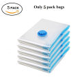 Vacuum Storage Bags,for Bedding,Pillows,Towel,Clothes Space Saver Travel Storage Bag,With Hand-electric-Pump,Vacuum Bag Package. 