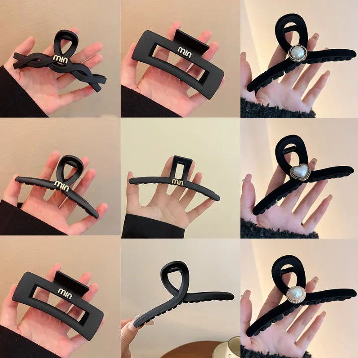 Matte%20Black%20Hair%20Clip%20For%20Women%20Fashion%20Elegant%20Hairgrips%20Large%20Hair%20Claw%20Clips%20Girls%20Hairpins%20Korean%20Style%20Hair%20Accessories%20Yao%20Store%20-%20Image%203