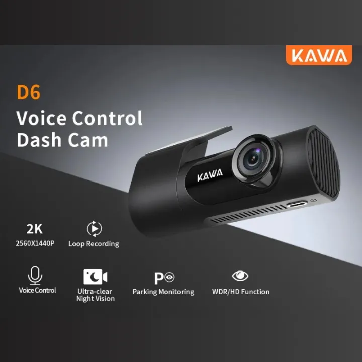KAWA%20D6%201440P%20Smart%20Dash%20Camera%20WiFi%20Car%20DVR%202K%20QHD%20Video%20Recorder%20with%20Voice%20Control%20App%20Control%20Night%20Vision%20-%20Image%202