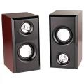 Usb wooden speaker dual speaker super base. 