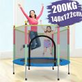 Trampoline jump outdoor and indoor trampoline play games for kids. 