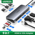 UGREEN USB C HUB HDMI Adapter All in 1 Hub USB C to USB 3.0 Dock Converter for MacBook Pro 2020/2019/2018,Macbook Air 2020/2019/2018, iPad Pro 2021 M1, 2020,2018, Samsung S20,S21,Huawei Mate 40,30,20, Huawei P40/P30/P20. 