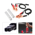 Auto Car Fuel Cleaning Injector Flush Cleaner Wash Adapter Cleaning Tool Set As Shown Plastic. 