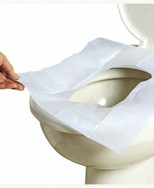Toilet Seat Cover, Disposable, Water-Proof 2-ply, 10 pcs per pack - "iPik" brand