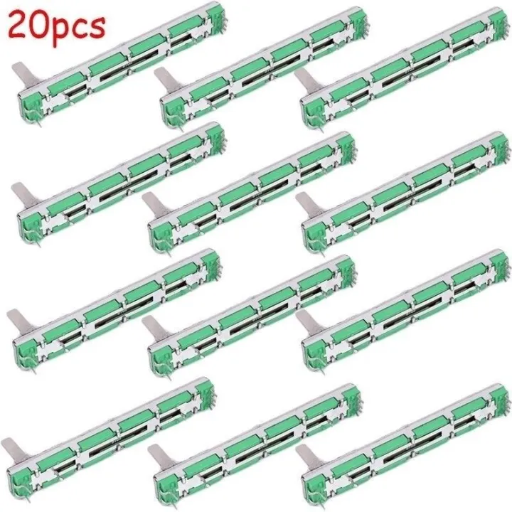 20Pcs%2075mm%20Mixer%20Fader%20Double%20Straight%20Slide%20Potentiometer%20-%20Image%205