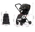 Cabin Type Foldable Baby Stroller Lightweight, compact Airplane Travel Sroller. 
