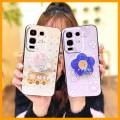 Silicone Drift Sand Phone Case For infinix Note50S 5G/5G+/X6870 Rotatable stand Glitter Kickstand Anti-knock Back Cover. 