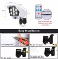 Solar Power Dummy Security Camera Fake LED Blink Light Outdoor Surveillance CCTV. 