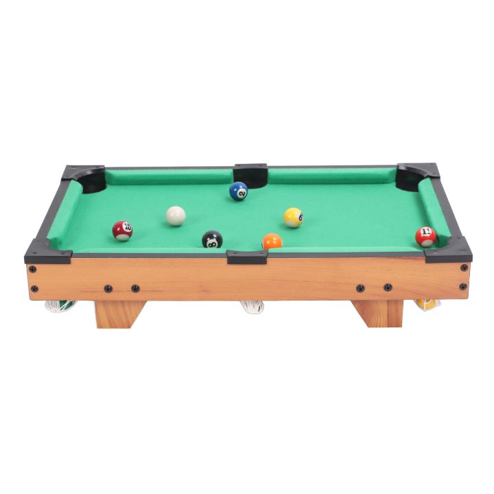 Tabletop Billiards Table Set Portable Interesting Stimulate Competitive Sense Small Pool Billiard Table for Gift