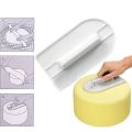 Cake Decorating Smoother Polisher - White White Household Cake Smoother Polisher Tools Cake Decorating Silicone Smoother Tools Baking Fondant Tool Kitchen Mold Sugar. 