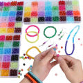 1 Box 6/8mm 24 Colors/Lot Imitation Jade Glass Round Bead for Bracelet Necklace DIY Jewelry Making. 