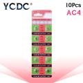 10pcs/pack AG4 LR626 377 Button Batteries SR626 177 Cell Coin Alkaline Battery 1.55V 626A 377A CX66W For Watch Toys Remote. 