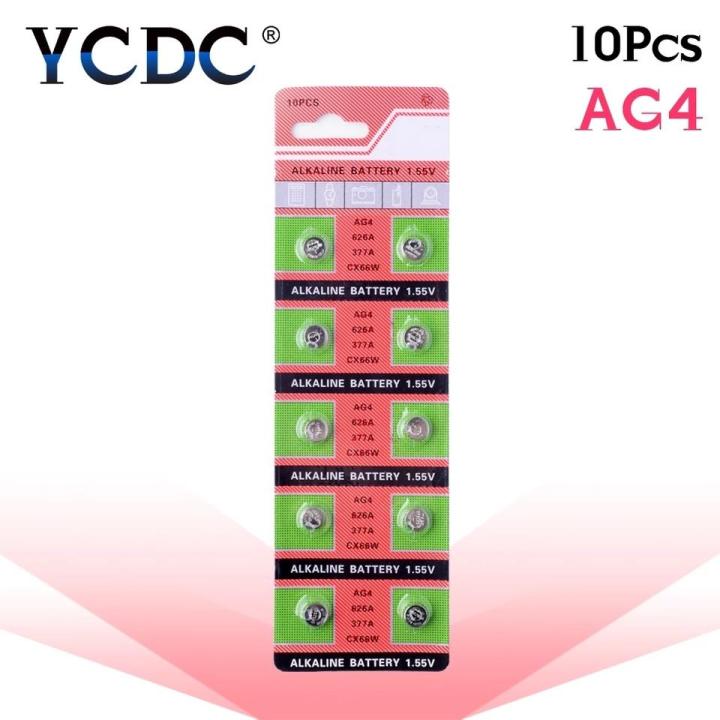 10pcs/pack%20AG4%20LR626%20377%20Button%20Batteries%20SR626%20177%20Cell%20Coin%20Alkaline%20Battery%201.55V%20626A%20377A%20CX66W%20For%20Watch%20Toys%20Remote%20-%20Image%207