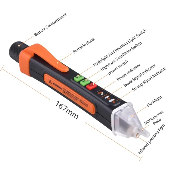 【original】 Non-Contact Voltage Indicator Electrical Tools Voltage ...