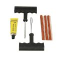 6Pcs/ Set Professional Auto Car Tire Repair Kit Car Bike Auto Tubeless Tire Tyre Puncture Plug Repair Tool Kit Tool Car Accessories. 