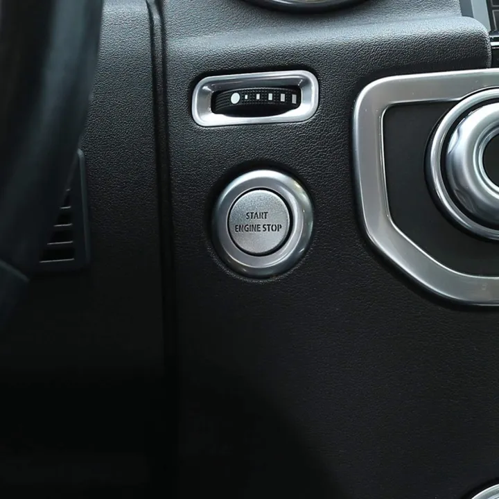 Engine%20Start%20Stop%20Push%20Button%20Switch%20Sticker%20Cover%20for%20LR4%20Discovery%204%20&%20Land%20Rover%20Range%20Rover%20Sport%202010-2013,%20Silver%20-%20Image%204