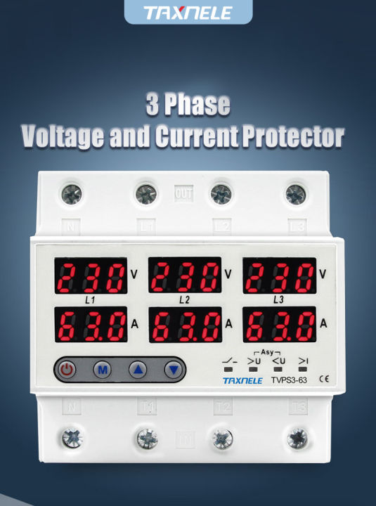3%20Phase%20Voltage%20Relay%20380V%20Voltmeter%20Ammeter%20over%20and%20Under%20Voltage%20Monitor%20Relays%20Protector%20Adjust%20Current%2063A%20Digital%20Power%20Guard%20(3%20Phase)%20Custom%20Programable%20-%20Image%203
