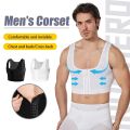 Gynecomastia Tightening Chest Binder Vest Slimming Body Shaper Hide Moobs Corset Shapewear Compression Belt Breathable Underwear. 