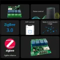 2X Zigbee Tuya Smart 4CH Relay Module DC5V 7-32V RF433Mhz Remote Control Light Switch Work with Alexa Google Home. 