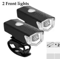 Bicycle Light USB Rechargeable 300 Lumens 3 Mode Bicycle Front Light Lamp Waterproof 6000K Bike Headlight Cycling LED Flashlight. 