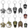 Movie Restore Scene Aliens Predator AVP Keychain Alien Queen Figure Cosplay Key Rings Men Key Accessories Gift. 