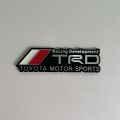 TRD Racing Development Aluminum Emblem Decals Sticker for Toyota Fortuner Vios Innova. 