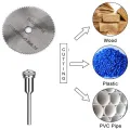 61Pcs Mini Circular Saw Blade Set Resin Cut-Off Wheels Disc Diamond Cutting Blade Metal Cutter Power Tool. 