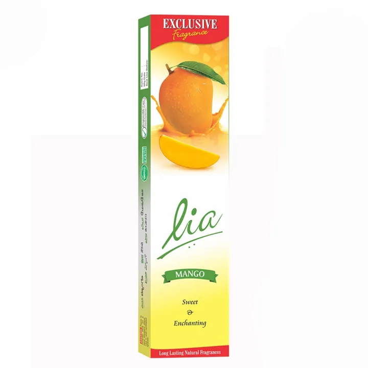 Lia Incense Sticks - Mango - 12 Pack/Dozen