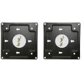 for HTPC Mini-Host Vesa bracket-2 x Mounting Bracket With mounting screws-black. 