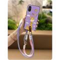 Necklace Back Cover Phone Case For ZTE Blade A31 Plus/Optus X Sight 2 Waterproof Dirt-resistant Lanyard Durable Diagonal. 