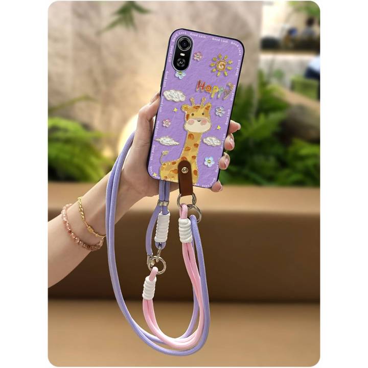 Necklace%20Back%20Cover%20Phone%20Case%20For%20ZTE%20Blade%20A31%20Plus/Optus%20X%20Sight%202%20Waterproof%20Dirt-resistant%20Lanyard%20Durable%20Diagonal%20-%20Image%204