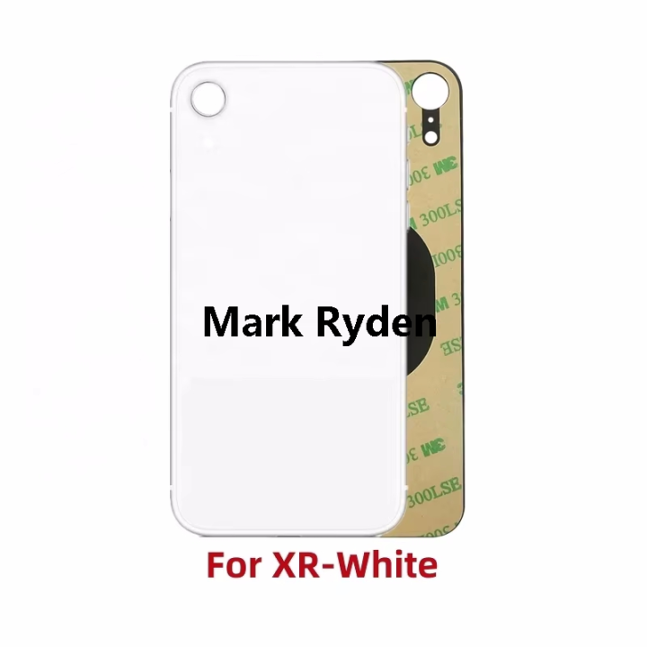 Mark%20Ryden%20back%20cover%20glass%20For%20iPhone%20XR%20Back%20Glass%20Panel%20Battery%20Cover%20Big%20Hole%20Rear%20Door%20Housing%20Case%20Replacement%20Parts%20With%203M%20Tape%20%E3%80%902025%20Version%E3%80%91%20-%20Image%202