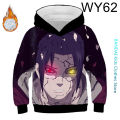 Naruto Children's Clothing Baby Boys Hoodies Men Women Clothes Kakashi Japanese Anime Boys Sasuke Costume. 