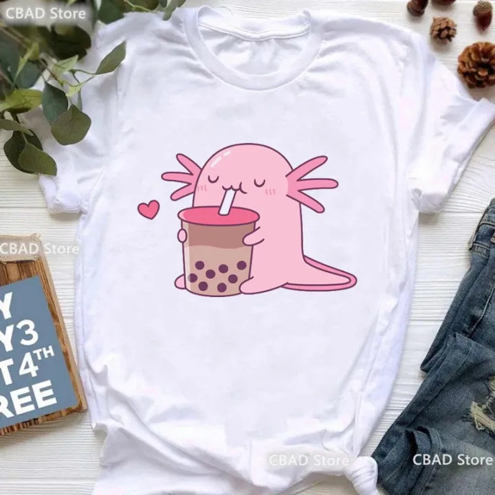 Chubby%20axolotl%20enjoys%20bubble%20tea%20print%20t%20shirt%20Girls%20cute%20koala%20bear/guinea%20pig%20tshirt%20women%20Harajuku%20kawaii%20clothes%20T-shirt%20-%20Image%205
