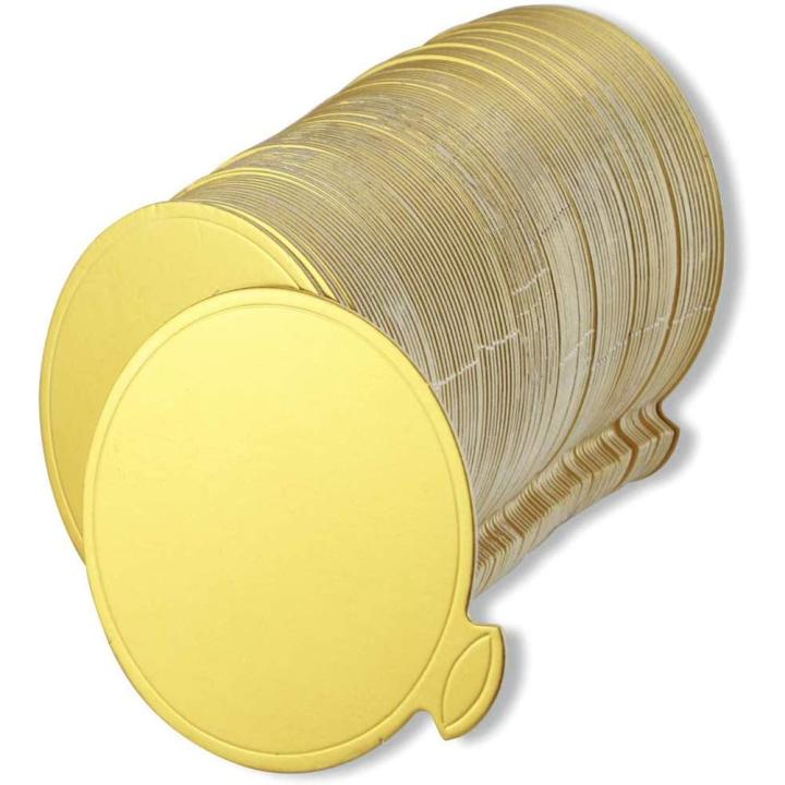 Mini Golden Cardboard Cake Base,100 Pieces Cake Plate Cardboard Base