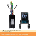M5 Electric Bike Color LCD Display Meter 36V 48V/30A 12 Tube Sine Wave Controller E Scooter LCD Panel for Mountain EBike. 