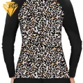 Women Two-piece Swimsuit Set Floral Print Women's Swimsuit Set Quick Dry Beach Top Shorts Conservative Stylish Surfing Clothes for Floral Splicing Swimsuit. 