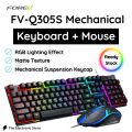 Jedel GK 110+ Wired Gaming Rainbow Led Keyboard And Mouse Combo. 
