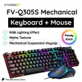 Forev FV-Q3055 Hunter Pro Gaming Keyboard & LED Mouse Combo. 