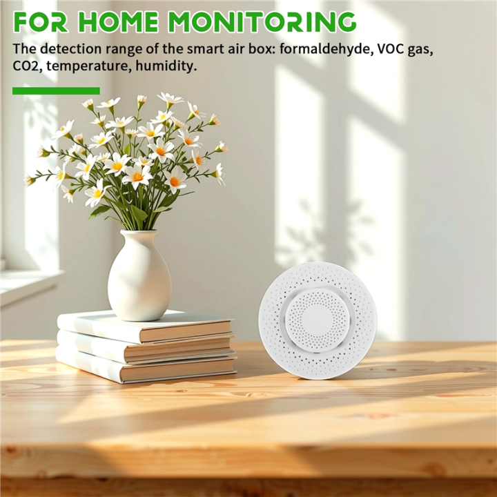Zigbee/Tuya Smart Air Box Carbon Dioxide Detector CO2 Gas Sensor | Daraz.lk