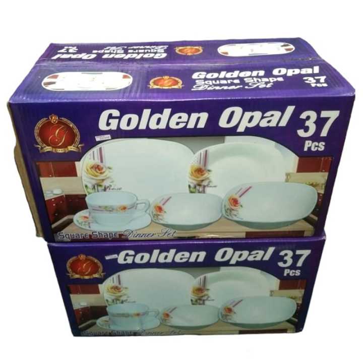 Golden Opal 37 Pcs Dinner Set