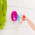 【New Arrivals】【New Arrivals】Baby Bath Toys Colorful Suction Cup Gear Wheel Type Dabbling Toy Infants Bathtub Toys Small Waterwheel. 