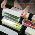 【Hot】 Rectangular Sealed Pasta Spaghetti Box Hermetic Jar Spaghetti Box Tool Plastic Fruit Box Refrigerator Kitchen Storage Kitch K9C1. 
