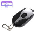 Mini Emergency Power Pod Portable Charger Mini Type-C/IOS Keychain Power Bank Emergency Mobile Battery. 