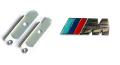 M Sports Steel Grill Emblem for BMW. 