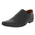 Piccaso Men Pumps Shoes Black. 