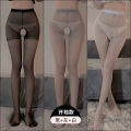 Stockings tease lingerie black silk temptation tear adult products free plus size 7305. 